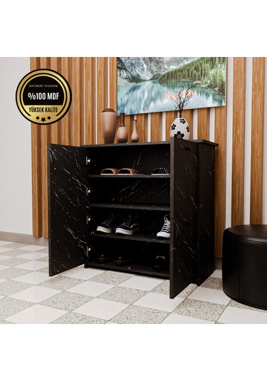 Dekorfim DF08103BD MDF Antre Hol Ayakkabılık Ayakkabı Dolabı