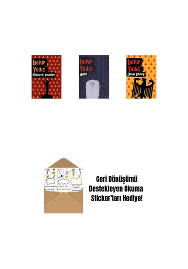 Mahşerin İnsanları + Darbe + Alman Ekmeği + Okuma Sticker'ları