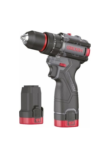 Grogh GRX1634-2 BMC 16V-2AH Akülü Darbeli Matkap