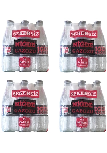 Niğde Gazozu Şekersiz 250 Ml X 24 Adet