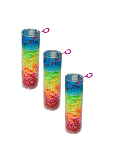 Hayal Sepeti Lastik Toka 3 Paket - Karışık Renkli Büyük Kutuda 1