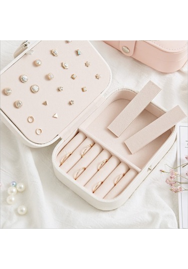 Tcherchi Seyahat Organizatör Mini Mücevher Kutusu - Pembe