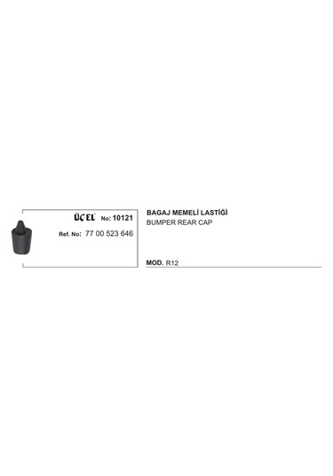 RENAULT R12 BAGAJ MEMELİ LASTİĞİ 10121