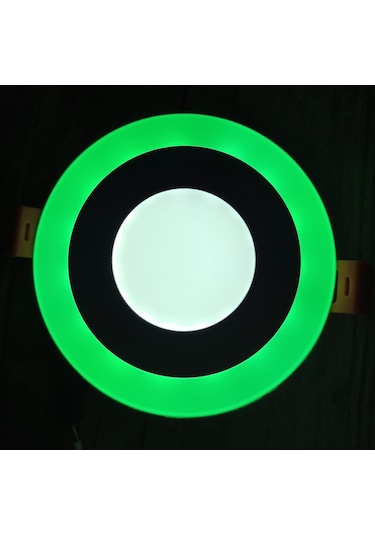 6W Sıvaaltı Çift Renkli Yeşil Beyaz Led Panel