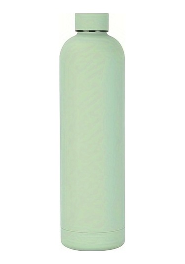 Besthome1 1000ml Düz Renk Termos, Seyahat Termosları, Sıcak Soğuk İçecekler İçin Yeşil Yalıtımlı Şişeler Yeşil