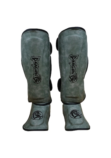 Dragondo 40715-p Kaval Ayak Koruyucu Gri Profesyonel Kick Boks Kaval Koruyucu Gri