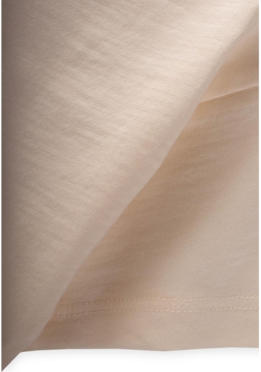 Cigit - Basic Bebe T-shırt 0-3 Yaş Ekru Ekru