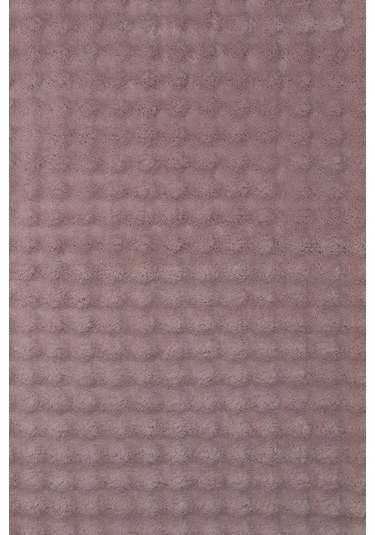 Bubble Oval Yumuşak Peluş Kaymaz Salon Oturma Odası Balkon Halısı Yolluk Pembe