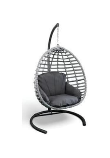 Monalin Home Garden Sofya Classic Rattan El Örgüsü Bahçe & Balkon & Teras Salıncağı Açık Gri Monalin Home Garden Sofya Classic Rattan El Örgüsü Bahçe & Balkon & Teras Salıncağı Açık Gri