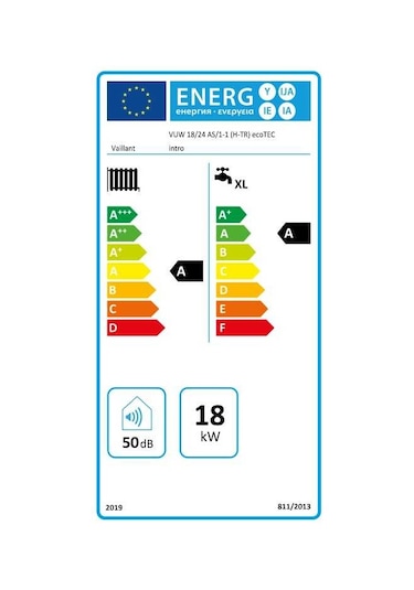 Vaillant ecoTEC İntro 18/24 Kw (16.000 Kcal) Tam Yoğuşmalı Kombi