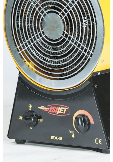 Isıjet Ex5 Fanlı Elektrikli Isıtıcı 5 KW-220V