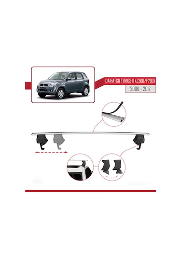 Daihatsu Terios 2 J200/f700 2006-2017 Arası İle Uyumlu Ace-4 Ar
