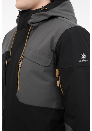 Lumberjack Ml Ashıton 2le-92 4pr Siyah Erkek Kısa Kaban Siyah-antrasıt Siyah - Antrasit