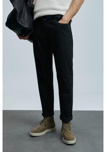 Lufian Jashua Smart Siyah Erkek Jean Pantolon 111200211 Siyah