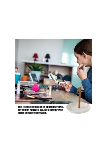 Hangfox Bambu Anahtar Ve Aksesuar Saklama Tabağı - Giriş Duvarı/masa Ürünü, Organize Edici Fonksiyon, Sert Malzeme, Kare/daire Seçenekleri