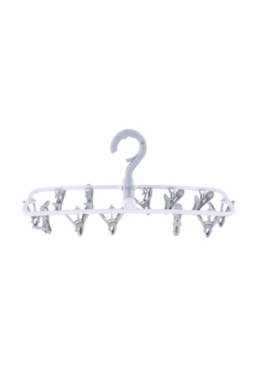 Ganzhoushop Giysiler İçin Katlanabilir Tasarımlı Paslanmaya Dayanıklı Kurutma Rafıblue Çok Renkli