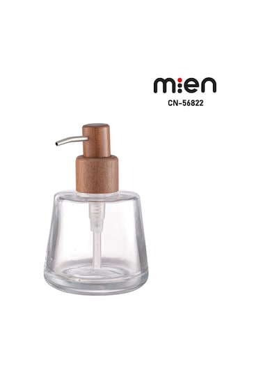 Mien F/2 Akasya Pompalı Cam Sıvı Sabunluk Şeffaf