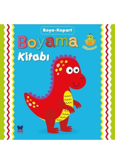 Boyama Kitabı Boya - Kopart - Dinozor- Net Çocuk Yayınları