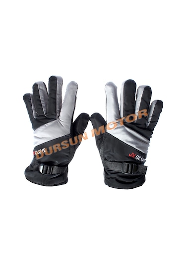 Motosiklet Kişlik Kalin Eldiven Mavi-Kirmizi-Gri 514415821