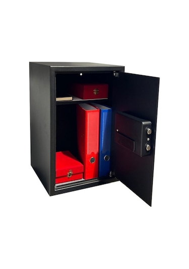 Büyük Boy Akıllı Para Evrak Kasası Alarmlı Kasa Kd060-60-145 Elektronik Şifreli Kasa