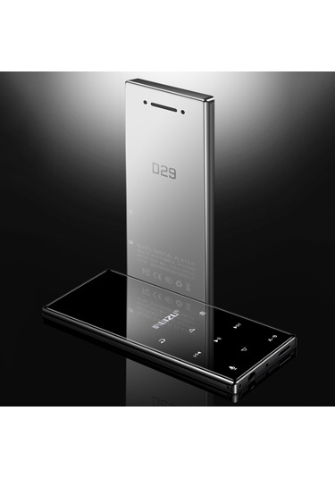 Teltree Ruızu D29 Mini Bluetooth Mp3 Çalar - 1.8" Renkli Ekran, Dokunmatik Tuşlar, Hıfı Ses, Fm Radyo, Kayıt, 8gb Dahili Hafıza, Siyah