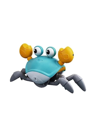 Luckystars Müzikli ve LED Işıklı Emekleyen Şarjlı Oyuncak Yengeç