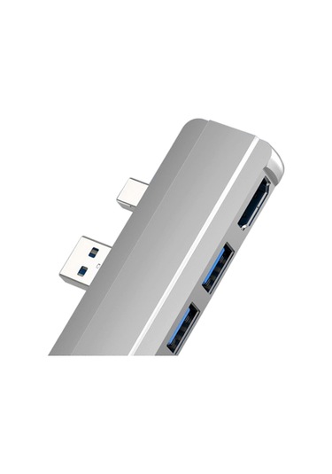 Surface Pro 4, 5, 6 Sıcak Değiştirme İçin Usb Hub 3.0 Yerleştirme İstasyonu Ayırıcı