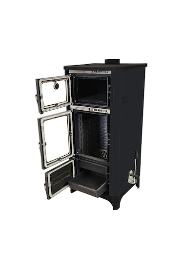 Thermall T-25 Vira Dikey Şömine Fırınlı İç Mekan Sobası