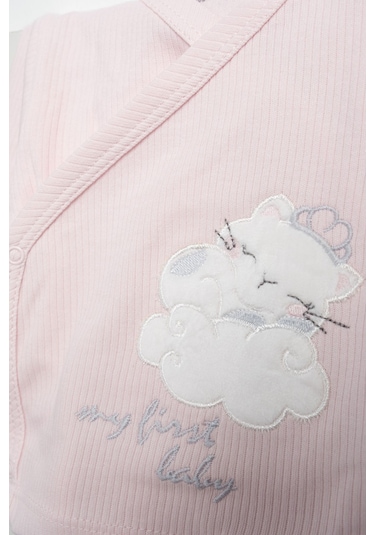 Bebbitof 10parça Sevimli Kedi Yenidoğan Seti Pembe