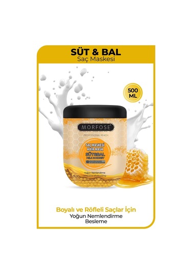 Süt & Bal Saç Maskesi 500 Ml