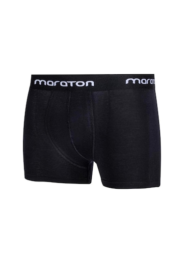 Maraton 2'li Erkek Siyah Boxer Siyah