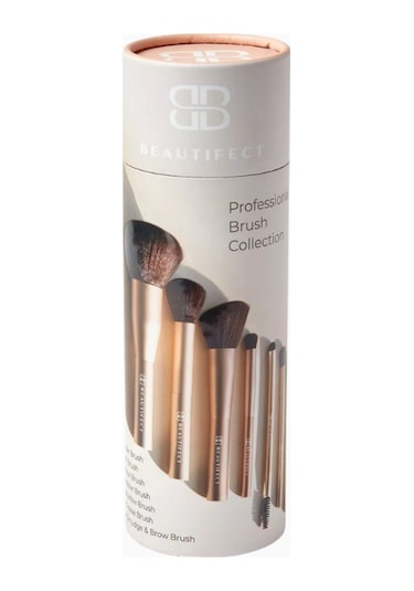 Beautifect Professional Brush Collection, 7 Parça Vegan Makyaj Fırça Seti