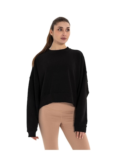 Inguz Oversize Sweatshirt Siyah