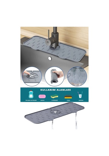 Su Tutucu Musluk Matı -mutfak Ve Banyo Için Koruyucu Lavabo, Musl