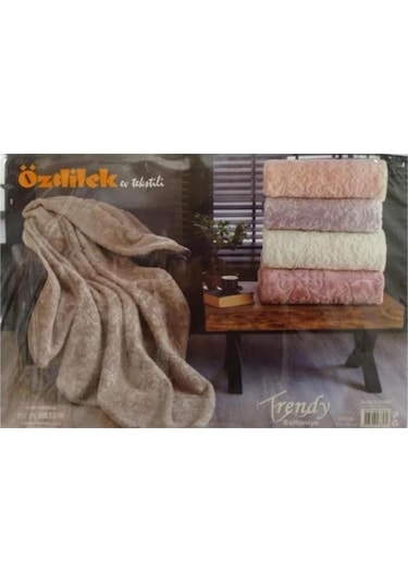 Özdilek Çift Kişilik Trendy Embos Battaniye Fuşya