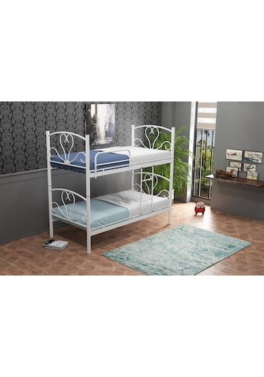 Ejdermetal Metal Ranza Beyaz 90x190 (Yataksiz)