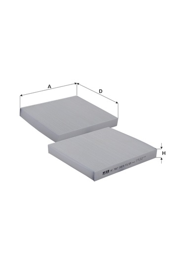 Fil - Hc 7067 Audi A2 Polo 4 Fabia Polen Filtresi 6q0 820 367 A