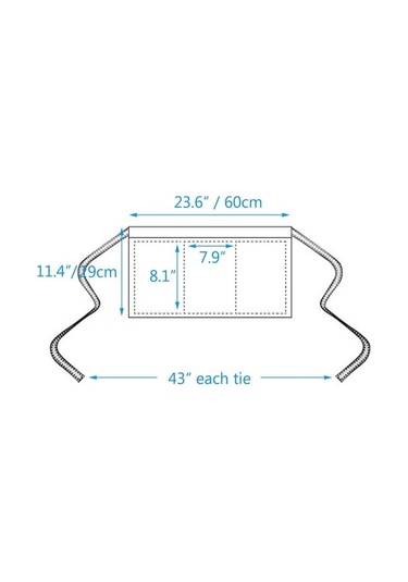 Fastbuy 3 Cepli Bel Önlüğü - Siyah, Kahverengi Kısa Apr, 12 Paket Diğer Diğer