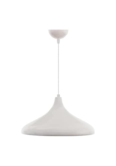 Aura Metal Tekli Beyaz Sarkıt Avize Retro Rustik Model Avize