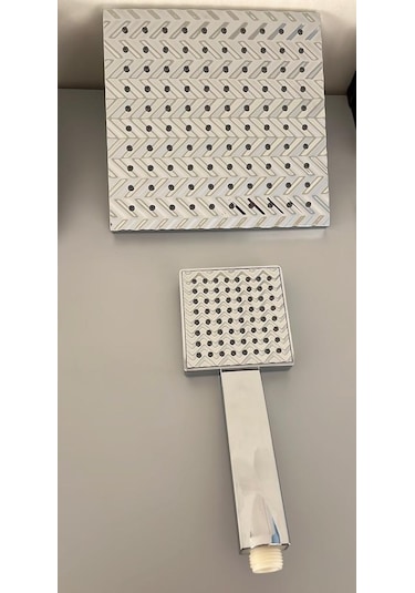 Sam Banyo Dalga El Duşlu Tepe Duş Seti Krom