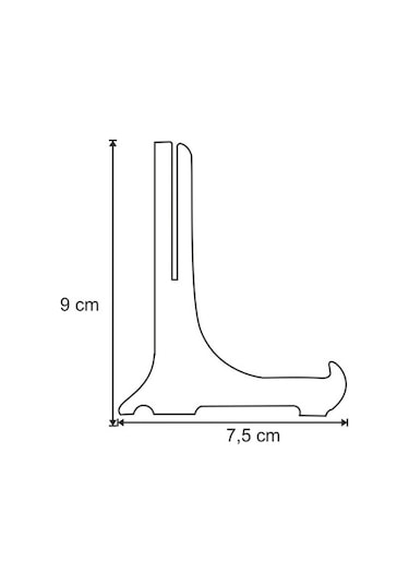 Çerçeve Teşhir Ayak Teşhir Standı 9 Cm No 1 100 Adet