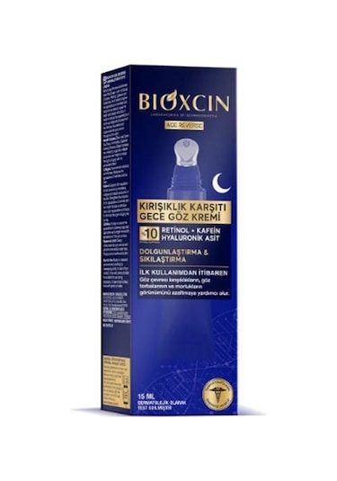 Bioxcin Kırışıklık Karşıtı Gece Göz Kremi 15 ML