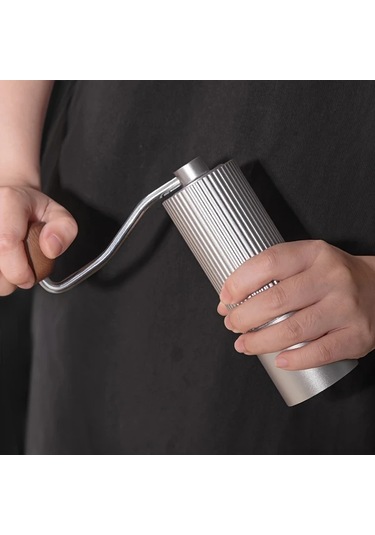 Honeybeeshop Siyah Paslanmaz Celik Manuel Kahve Cekirdek Ogutucu Ev Ofis Kullanimi Elektrik Gerektirmez