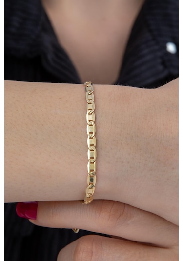 Fiyonk Kuyumculuk 14 Ayar Altın Valentino Bileklik 2 Pembe Altın