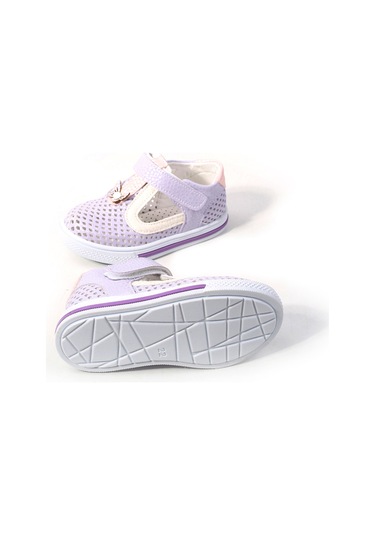 Şirin Bebe 2078 Kız Bebek Ortopedik Ayakkabı Sandalet Lila