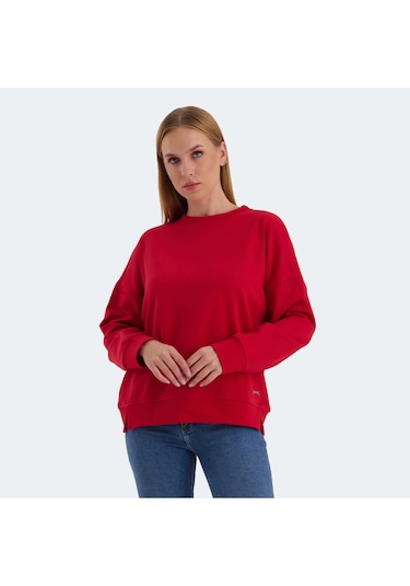 Slazenger VIRTUE Kadın  Kırmızı Sweatshirt