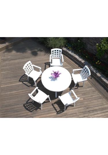 Papatya Pasha Koltuk - Plastik Bahçe Balkon Koltuğu