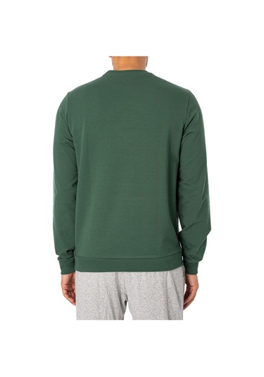 Lacoste Erkek Sweatshırt Sh7477-00-rıv Yeşil