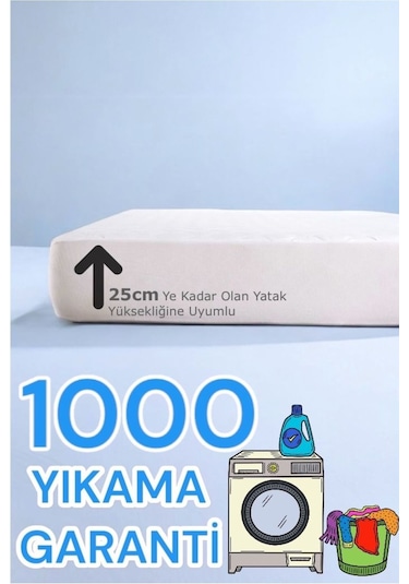 Baby %100 Pamuk Sıvı Geçirmez Fitted Bebek Ve Çocuk Yatağı Koruyucu Alez