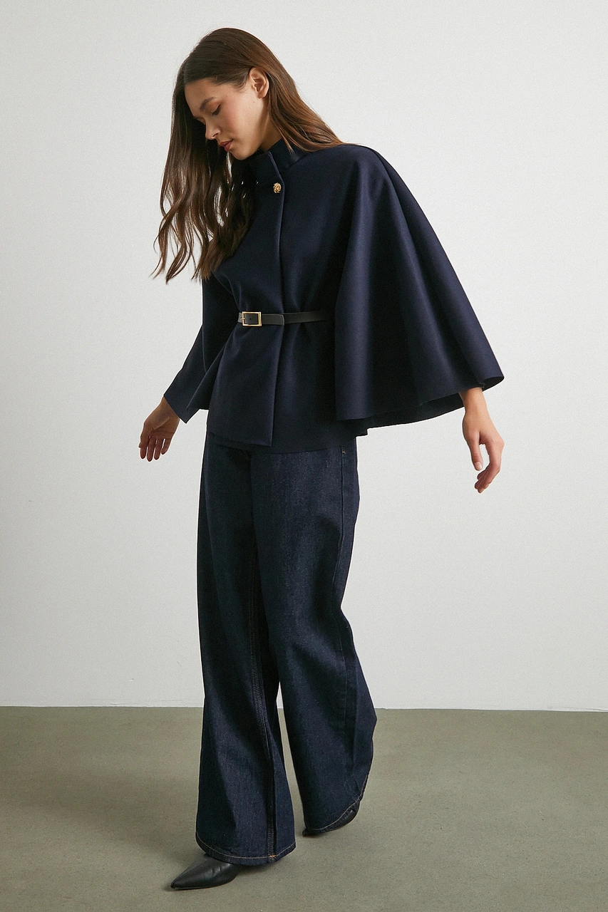 Kemer Kaşe Panço Lacivert Lacivert